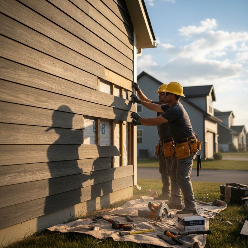 Wood Siding Repair And Painting